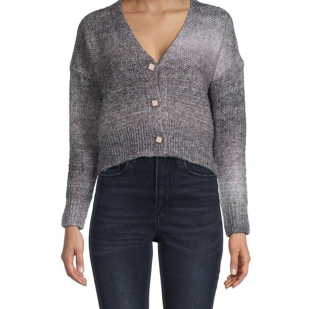Cliche Women's Ombre Cropped Sweater Size Small